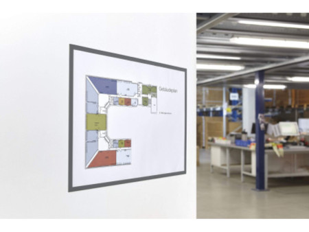 magnetoplan Cadre d'affichage magnétique magnetofix, A4