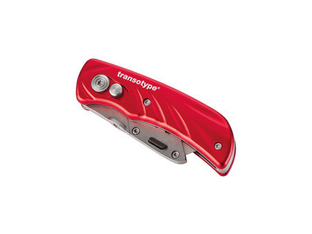 transotype Cutter PRO, boîtier en aluminium, rouge