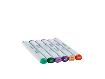 COPIC Marqueur sketch, kit de 6 'Secondary Tones'
