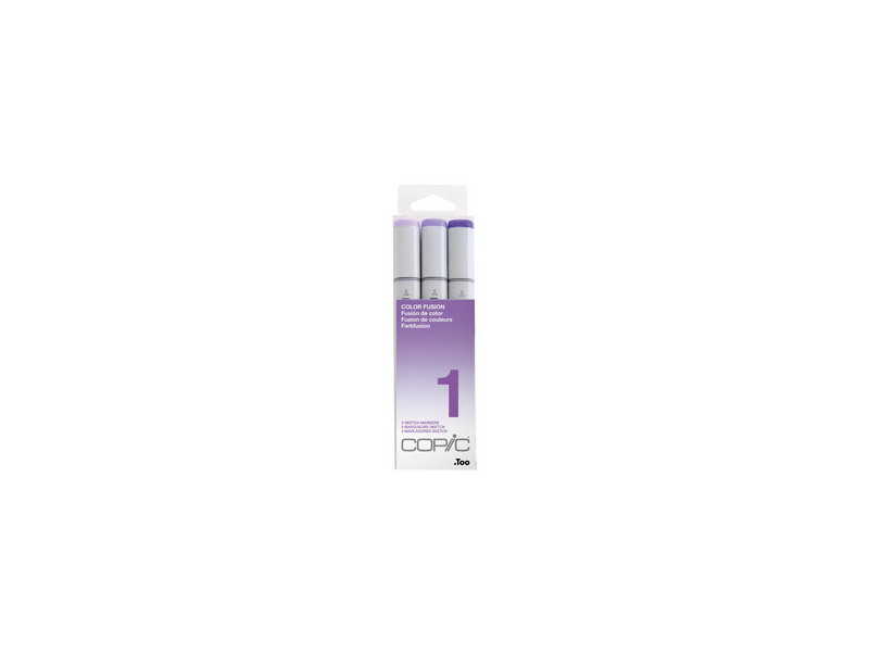 COPIC Marqueur sketch, kit de 3 'Color Fusion 1'