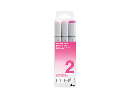 COPIC Marqueur sketch, kit de 3 'Color Fusion 2'