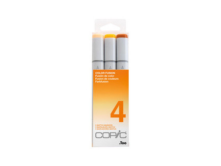 COPIC Marqueur sketch, kit de 3 'Color Fusion 4'