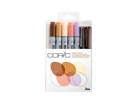 COPIC Marqueur ciao, kit de 7 'Doodle Kit Peopel'