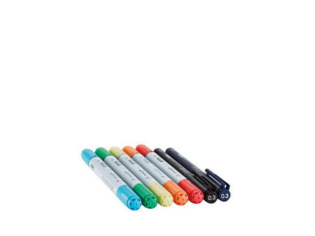 COPIC Marqueur ciao, kit de 7 'Doodle Kit Rainbow'
