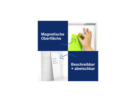 magnetoplan Tableau blanc Design-Thinking Whiteboard, blanc