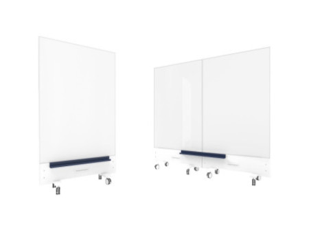 magnetoplan Tableau blanc mobile Infinity Wall, blanc