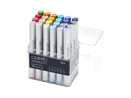 COPIC Marqueur sketch, set de 24 'Manga Illustration'