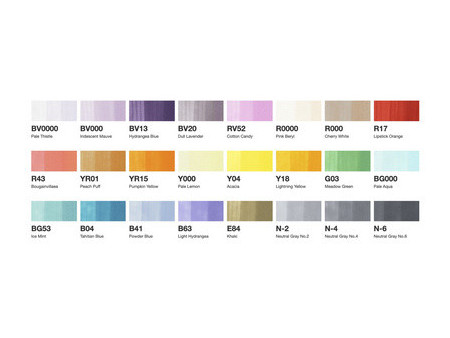 COPIC Marqueur sketch, set de 24 'Manga Illustration'