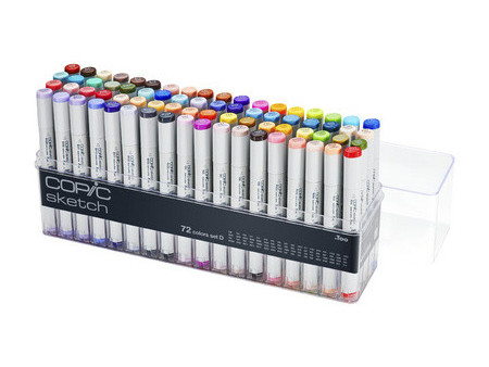 COPIC Marqueur sketch, set D de 72