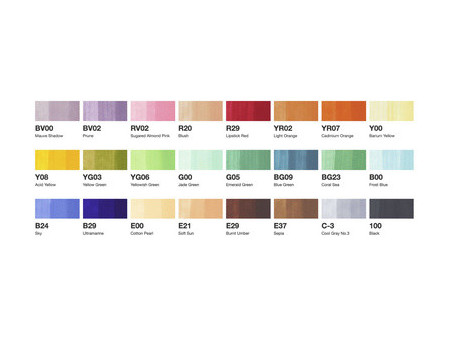 COPIC Marqueur ciao, set de 24