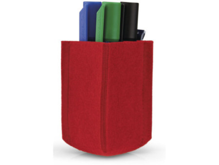 magnetoplan Pot à crayons magnetoTray, petit, rouge