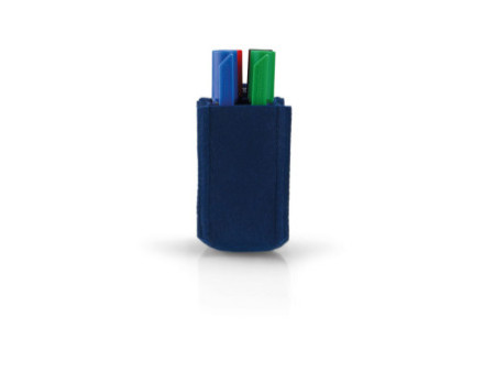 magnetoplan Pot à crayons magnetoTray, petit, bleu
