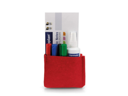 magnetoplan Pot à crayons magnetoTray, moyen, rouge
