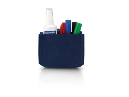magnetoplan Pot à crayons magnetoTray, moyen, bleu