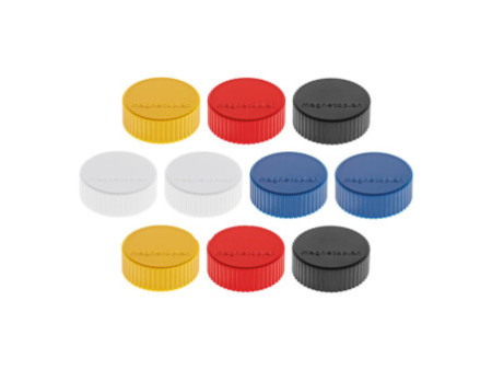 magnetoplan Discofix aimant rond 'magnum',couleurs assorties