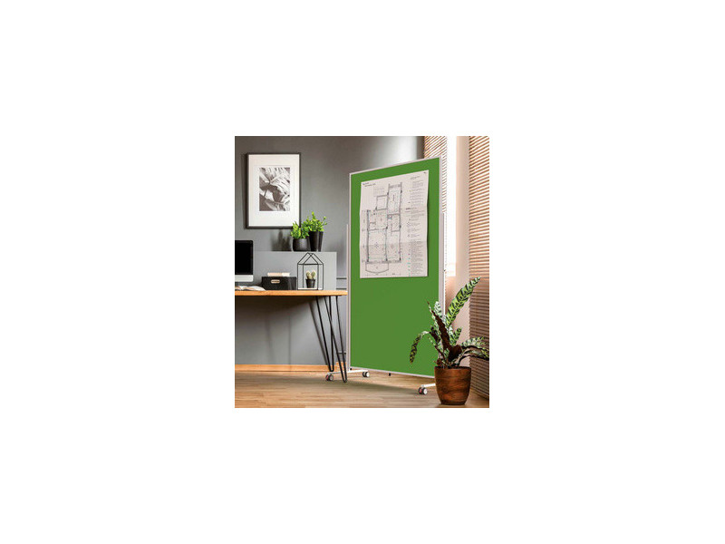 magnetoplan Tableau de présentation design VarioPin, rouge