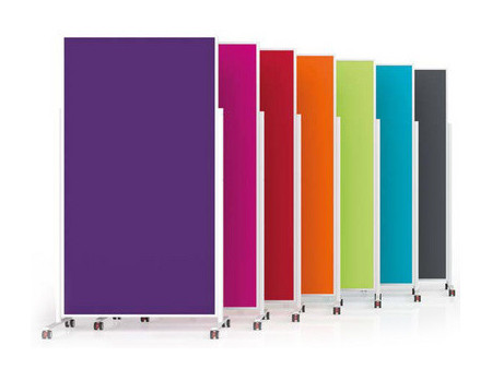 magnetoplan Tableau de présentation design VarioPin, rouge