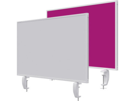 magnetoplan Cloison de séparation de bureau VarioPin, rose