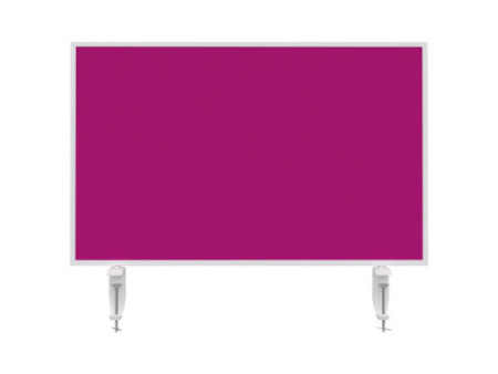 magnetoplan Cloison de séparation de bureau VarioPin, rose