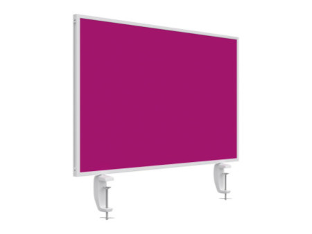 magnetoplan Cloison de séparation de bureau VarioPin, rose