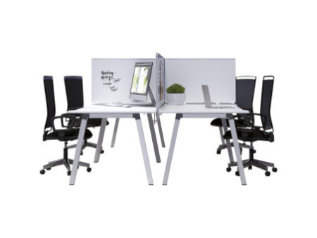 magnetoplan Cloison de séparation de bureau VarioPin, bleu