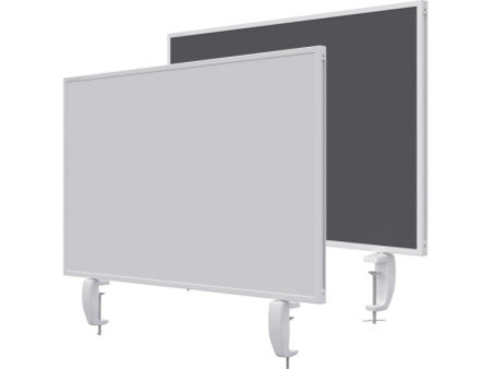 magnetoplan Cloison de séparation de bureau VarioPin, gris