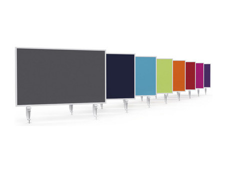 magnetoplan Cloison de séparation de bureau VarioPin, rose