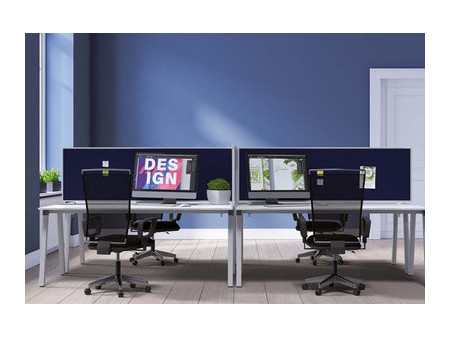 magnetoplan Cloison de séparation de bureau VarioPin, orange