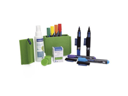 magnetoplan Kit Whiteboard Essentials, vert