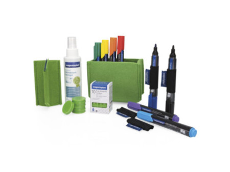 magnetoplan Kit Whiteboard Essentials, vert