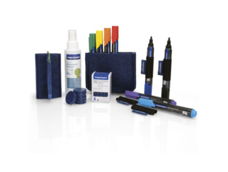 magnetoplan Kit Whiteboard Essentials, bleu