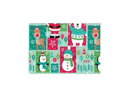 SUSY CARD Papier cadeau de Noël 'triangles'