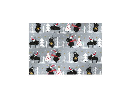 SUSY CARD Papier cadeau de Noël 'étoiles multicolores'