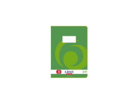 herlitz cahier scolaire x.book,Format A4, lin