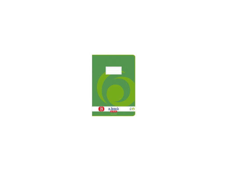 herlitz cahier scolaire x.book,Format A4, lin