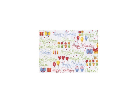 SUSY CARD Papier cadeau "Birthday", sur rouleau