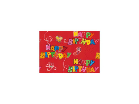 SUSY CARD Papier cadeau "Birthday", sur rouleau