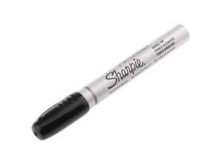 Sharpie Marqueur permanent METAL SMALL, pte biseautée, noir
