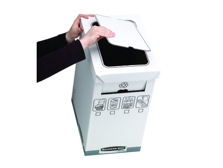 Fellowes BANKERS BOX SYSTEM Collecteur de recyclage, blanc