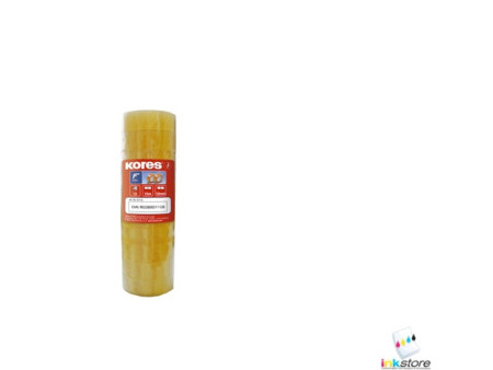 Kores ruban adhésif TUBE 12 mm x 33 m, transparent