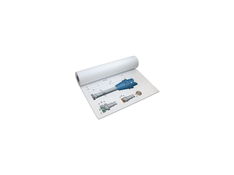 PAPYRUS Bobine papier traceur, blanc, (H)91,4 cm, (L)175 m