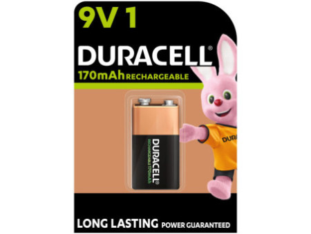 DURACELL Batterie nickel-hydrure métallique, E-Bloc (9V),