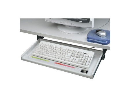 Fellowes Tablette clavier coulissante standard, platine