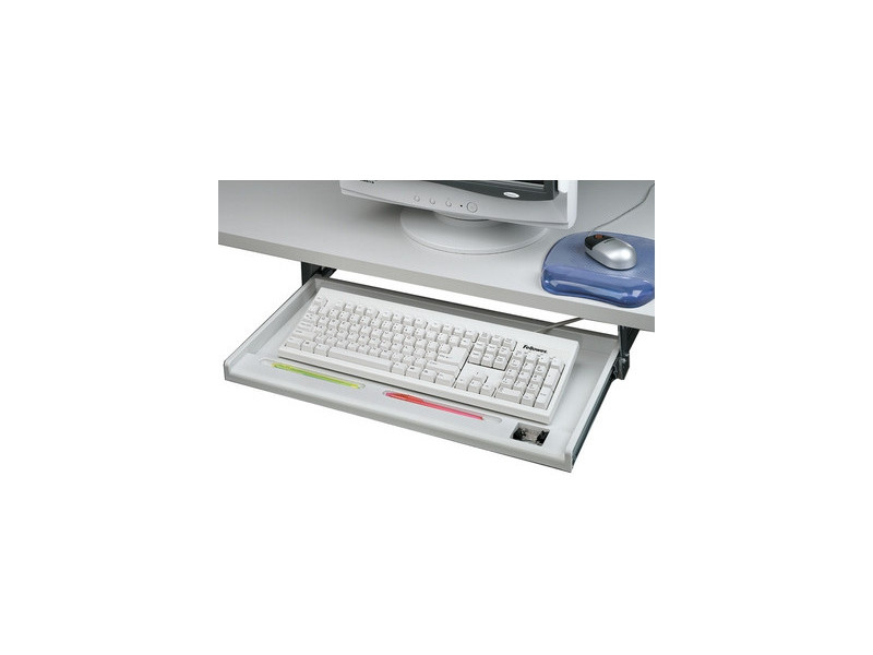 Fellowes Tablette clavier coulissante standard, platine