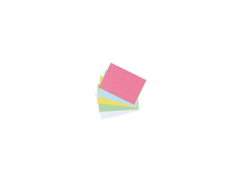 herlitz Fiches bristol, format A7, uni, bleu