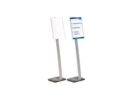 DURABLE porte-brochures, format A4, argent métallique