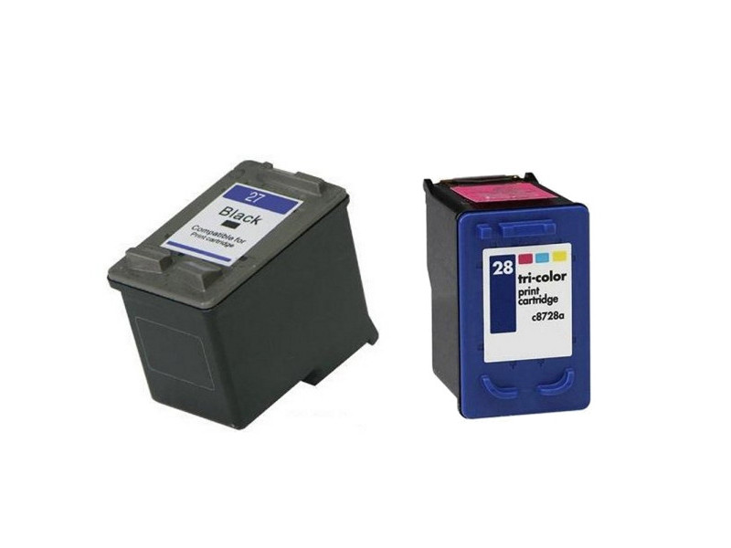 Multipack compatible HP 27 + HP 28 (2 cartouches)