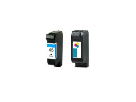 Multipack compatible HP 45 + HP 78 (2 cartouches)
