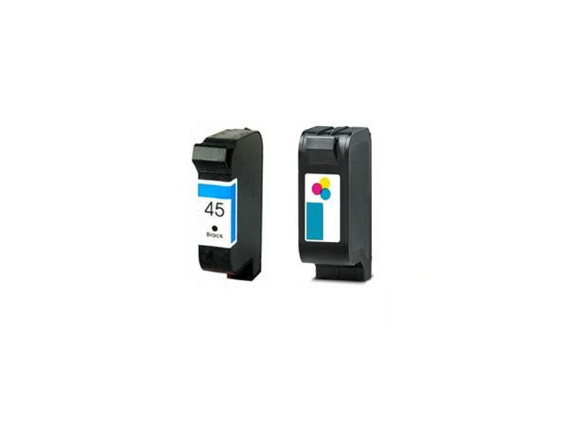 Multipack compatible HP 45 + HP 78 (2 cartouches)
