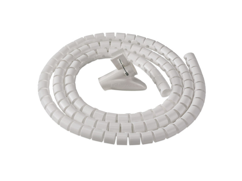 Fellowes Gaine de câbles Câble Zip, longueur: 2,0 m, blanc